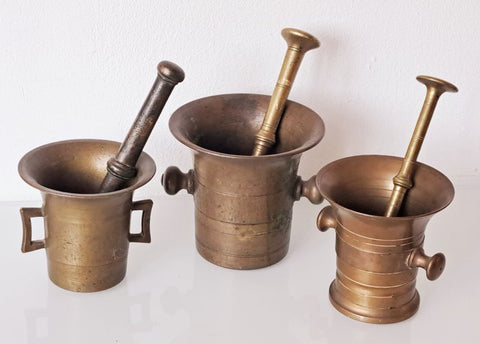 Antique mortars (3) - Bronze