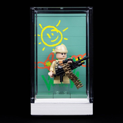 Eddy Plu - LEGO Banksy Artwork - Crayon Boy (2023)