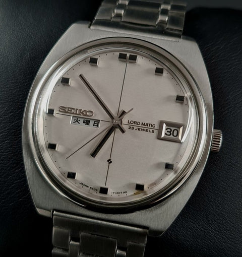 Seiko - "NO RESERVE PRICE" Lord MaticDay Date - 5606-7100 - Men - 1960-1969