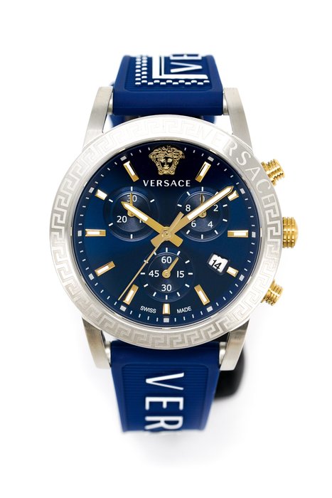 Versace - Sport Tech Chronograph Blue - VEKB00222 + FREE SHIPPING - Men - 2011-present