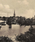 Lithuanian City Memel Postcard Old City view