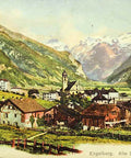 1900s Switzerland Engelberg Alte Dorfpartie Postcard