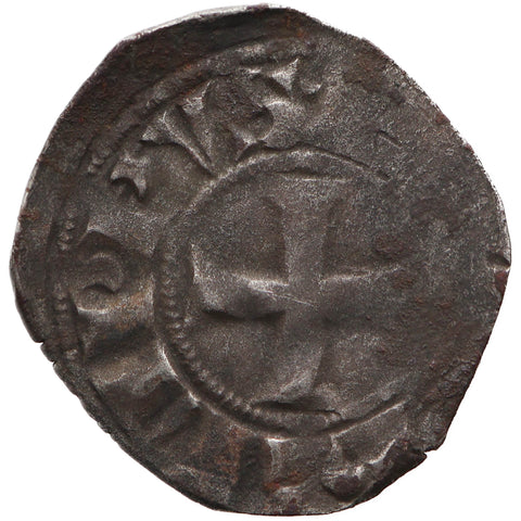 1270-1280 Denier tournois Philip III Coin France Silver