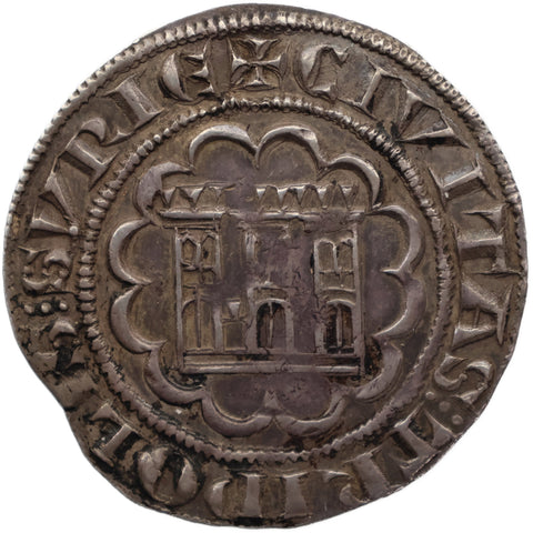 1275-1287 Gros Bohemond VII Coin Crusader and Christian states