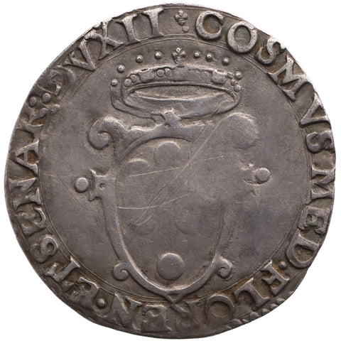 1569 - 1574 1 Giulio Florence Italian Cosimo I de’ Medici Coin