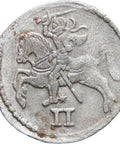 1570 Lithuania Sigismund II Augustus 2 Denar Coin Silver