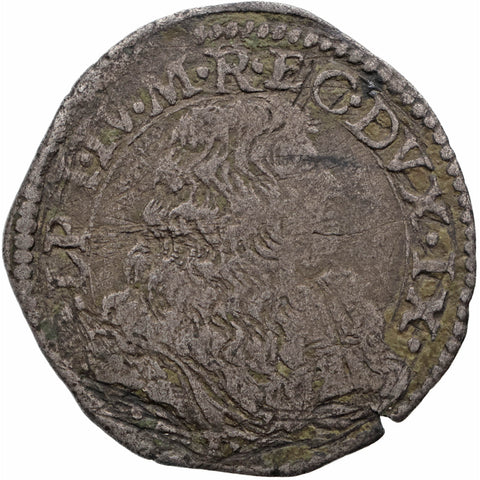 1658-1662 1 Giorgino Alfonso IV d'Este Coin Duchy of Modena Reggio Italy