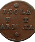 1686-1690 2 Soldi Republic of Venice Coin Italy Isole and Armata