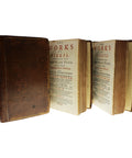 1735 Antique Books The Works of Virgil with Explanatory Notes in 3 Volumes with illustrations