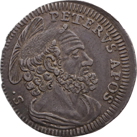 1744 1 Grosso Benedict XIV Coin Papal States