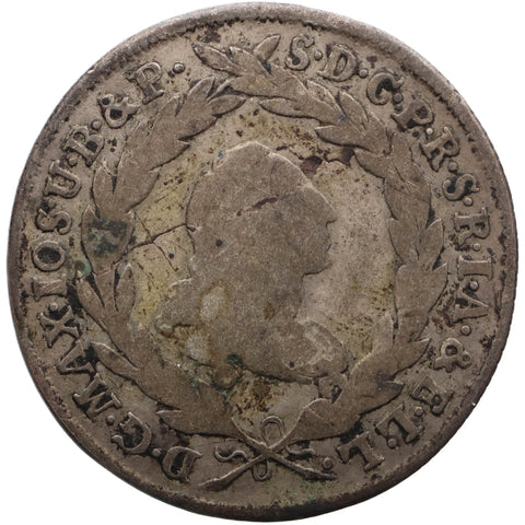 1774 10 Kreuzers Electorate of Bavaria Maximilian III Joseph Coin