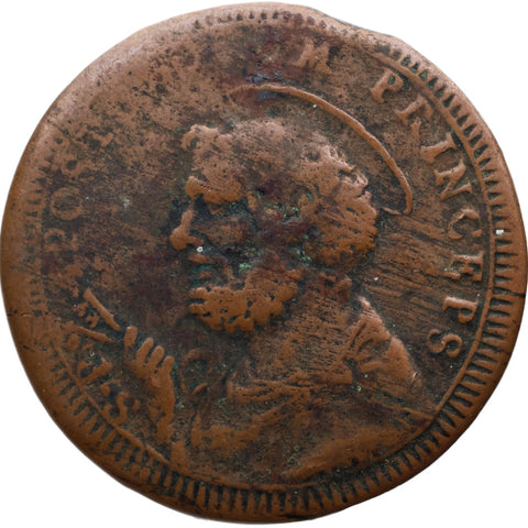 1796 2½ Baiocchi Viterbo Papal States Coin Pius VI