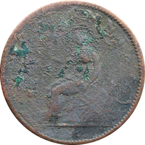 1806 Half Penny George III Great Britain Coin