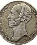 1848 1 Gulden Netherlands Coin William II Silver