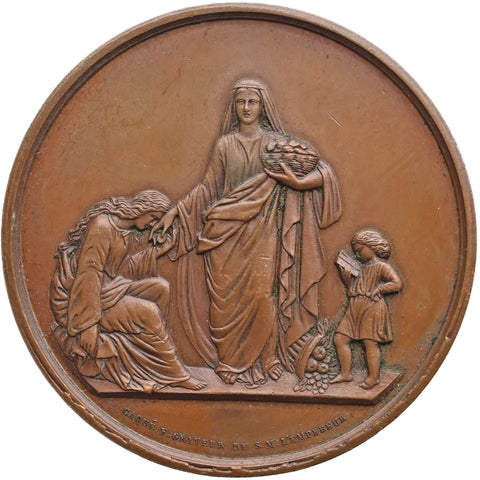 1866 Charity Medal – 1st Arrondissement of Paris France