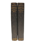 1878 Antique Book The Ancient Egyptians By Sir J. Gardnier Wilkinson in Two Volumes with illustrations.