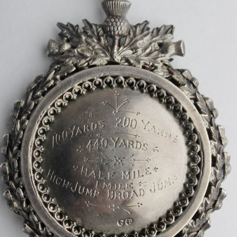 1887 Silver Prize Medal House Athletics Challenge Cup Wellington College