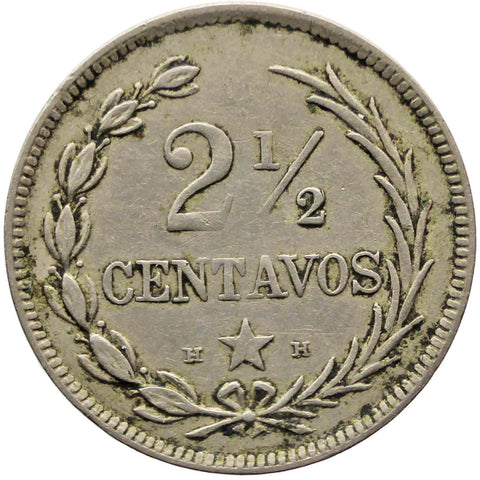 1888 HH 2½ Centavos Dominican Republic Coin