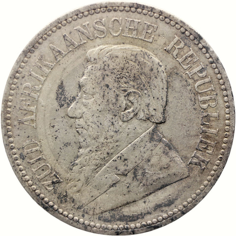 1894 2½ Shillings South Africa Coin Paul Kruger Silver