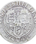 1895 Shilling Queen Victoria Great Britain Silver Coin