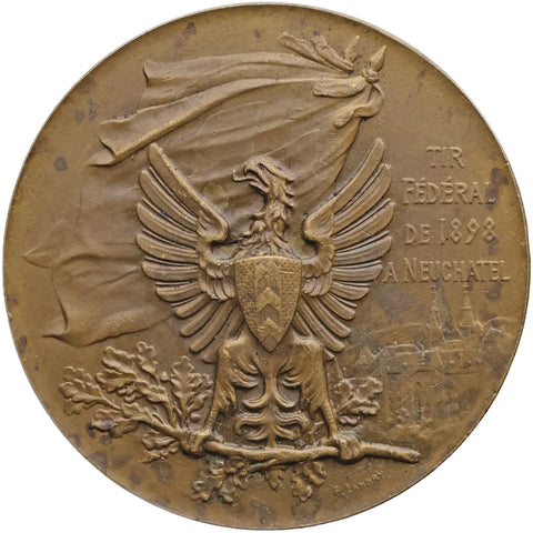 1898 Swiss Federal Shooting Festival Medal, Neuchâtel