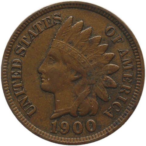 1900 One Cent Coin United States Indian Head