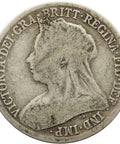 1900 Shilling Queen Victoria Great Britain Silver Coin