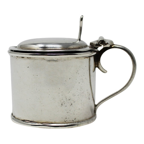 1901 Antique Victorian Era Sterling Silver Mustard Pot Silversmiths Deakin & Francis Ltd Birmingham Hallmarks