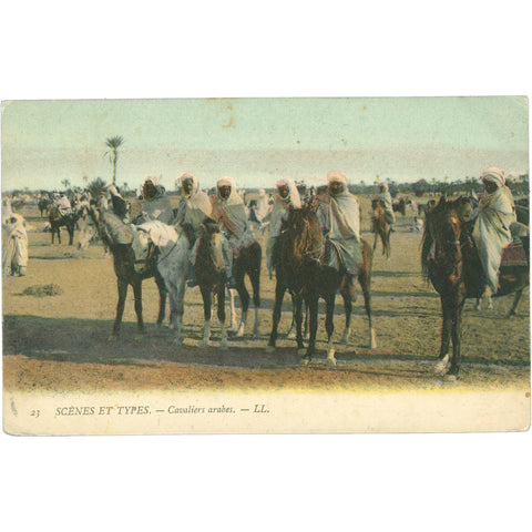 1903 Scènes et Types - Cavaliers Arabes Postcard