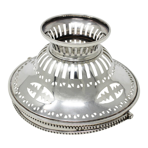 1910 Antique Edwardian Era Sterling Silver Basket Bon Bon Dish Silversmith Richard Marting and Ebenezer Hall (Martin, Hall & Co Ltd) Birmingham Hallmarks