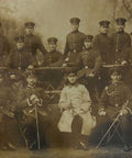 1910’s Antique Straßburg group imperial army photograph of German Soldiers taken pre-World War 1 Military Postcard Germany Army WW1