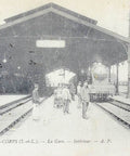 1910s France Saint-Pierre-des-Corps , La Gare Postcard