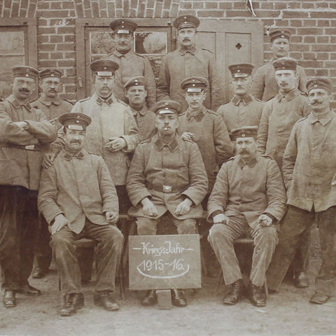 1915-16 Antique Germany Soldier Photograph WW1