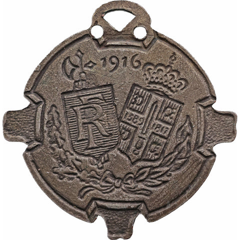 1916 Serbia Medal Glory to the Serbs Armand Bargas Serb refugees