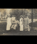 1916 World War I Military Hospital Soldier Photo WW1 Nurses Photography