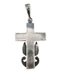 1919 – 1939 Poland 925 Sterling Silver Cross Pendant Polish military eagle Maryjo Królowo Polski Błogosław Żołnierzowi