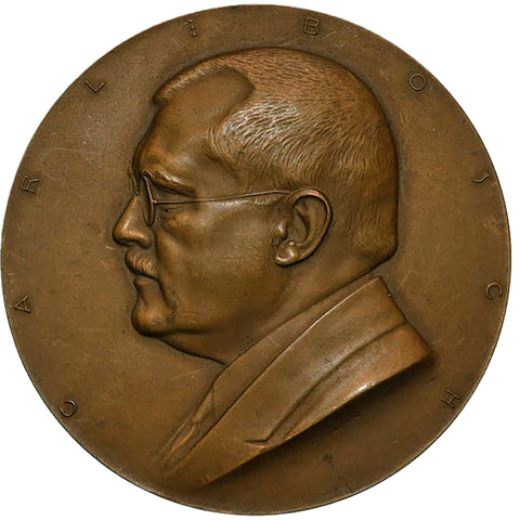 1924 Medal Germany Carl Bosch Chemist Engineer Nobel Laureate in Chemistry