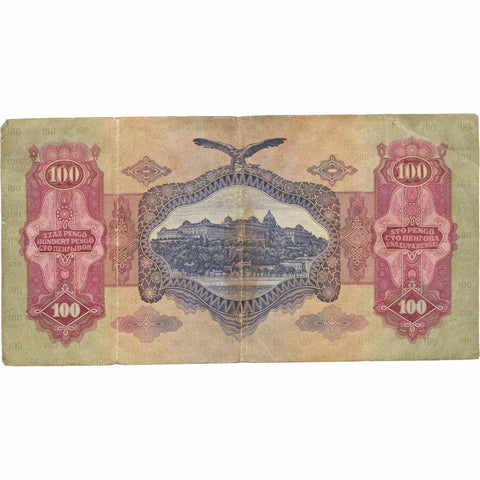 1930 Hungary 100 Pengő Banknote