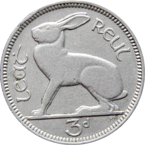 1935 3 Pingin ½ Reul Ireland Coin