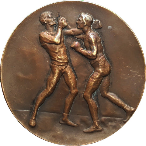 1937 British India Medal Army Intercompany Boxing Competition Medallion Bronze