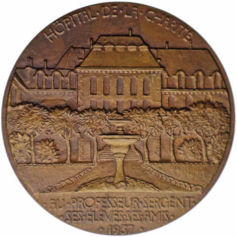 1937 Émile Sergent France Medal by Henri Dropsy