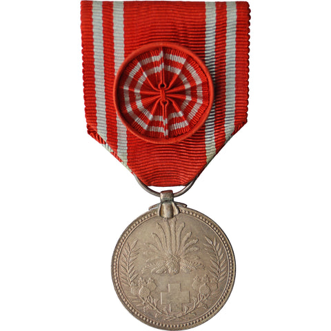 1937 Japan Red Cross Men’s Membership Medal with Rosette Shōwa era