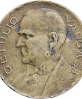 1942 Brazil 400 Reis Coin Getúlio Dornelles Vargas