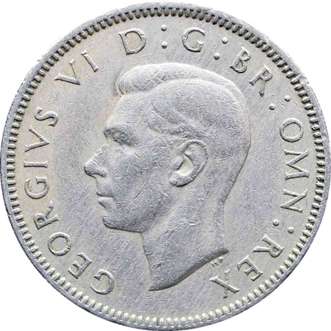 1948 One Shilling George VI British Coin