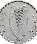 1950 Ireland 6 Pingin / 1 Reul Coin