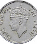 1950 Malaya 5 Cents George VI Coin