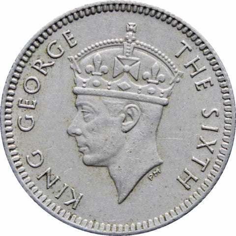 1950 Malaya 5 Cents George VI Coin