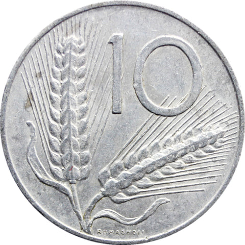 1956 10 Lire Italy Coin