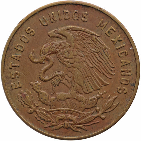 1960 Mo 5 Centavos Mexico Coin Large Type