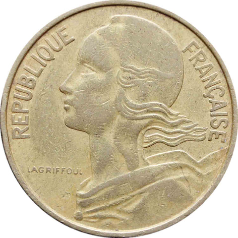 1963 10 Centimes France Coin Marianne